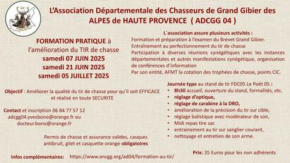 Formation tir ADCGG04 Formation tir ADCGG04